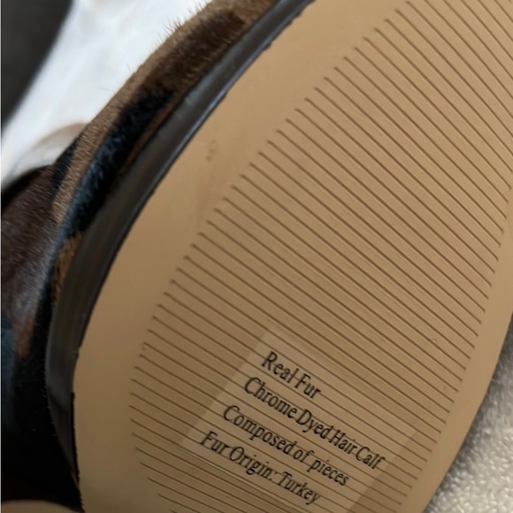 New Real Fur Michael Kors Camo Cav Hair booties & matching chained wallet.😍 - Picture 11 of 16